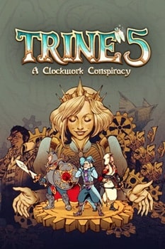Обложка к Trine 5: A Clockwork Conspiracy